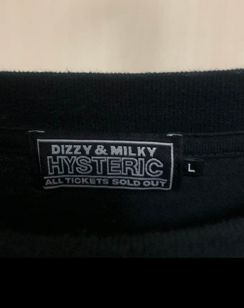 ヒステリックグラマー　 ロンT　ブラック　 Lサイズ