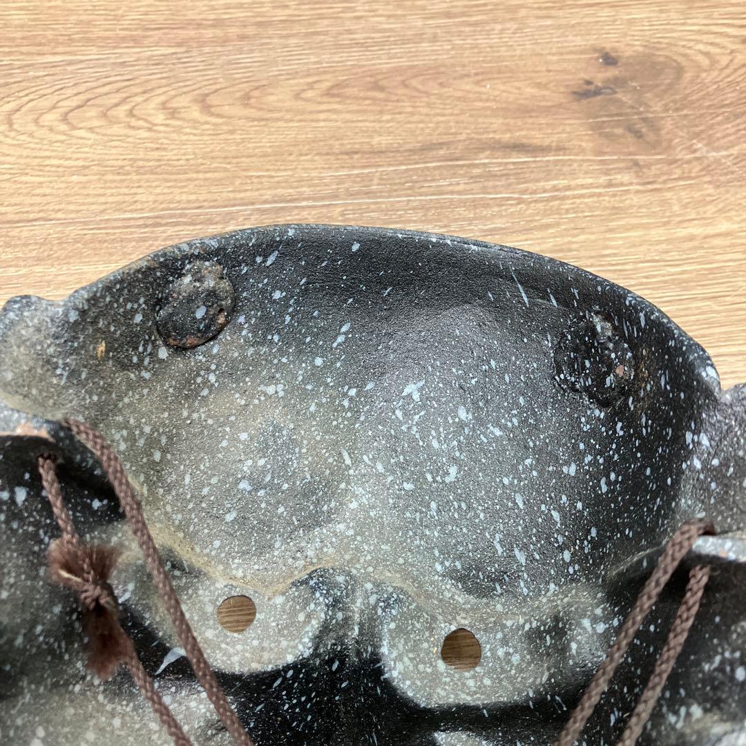 4F 昭和レトロ 般若面 壁掛け インテリア 骨董 飾り面 お面 鉄製