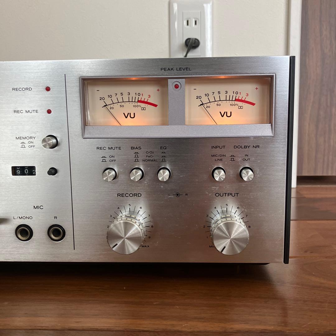 TEAC A-410 ティアック ステレオカセットデッキ 稼働品 取扱説明書付き