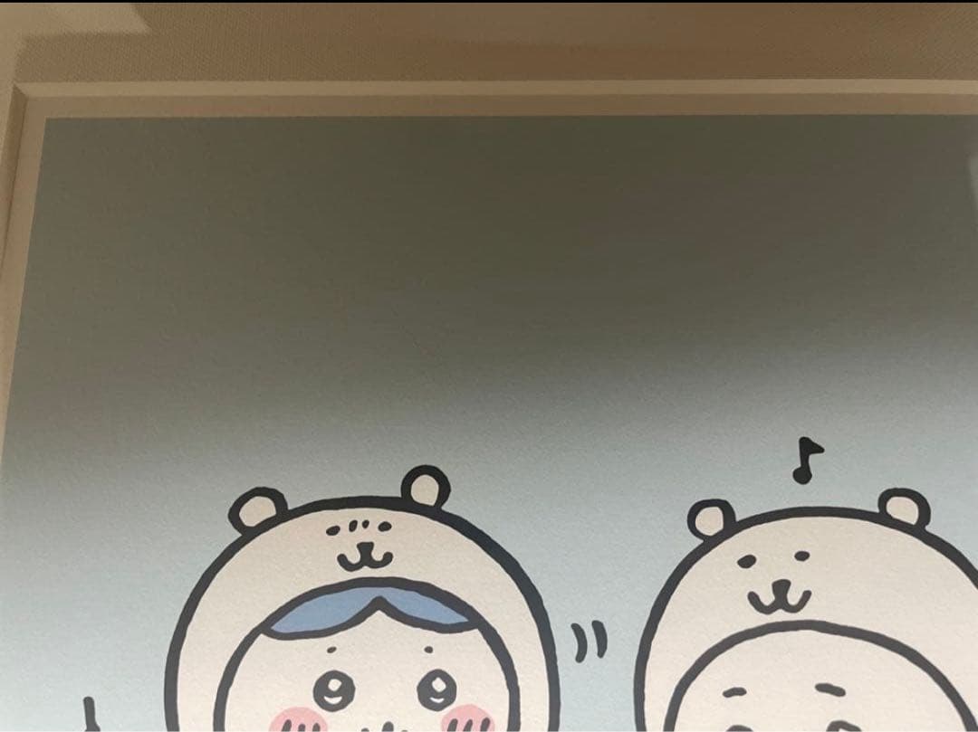 【限定品】ちいかわ アートフレーム ナガノ先生直筆サイン入り