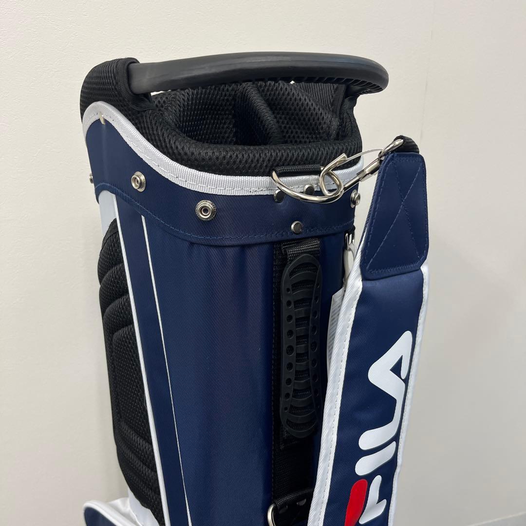 【新品】 FILA フィラ ゴルフ スタンド キャディバッグ 755-970 紺