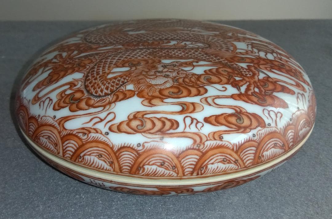 【Big Chef出品】中國清朝雍正年製　景徳鎮窯 龍鳳凰対盒子