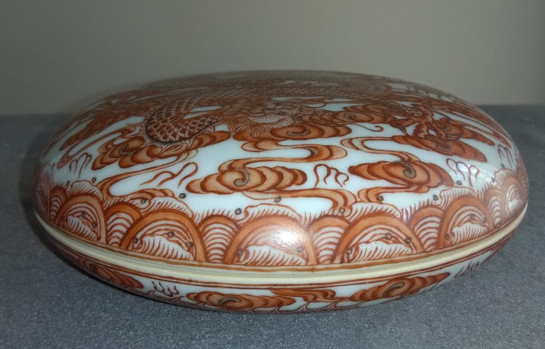 【Big Chef出品】中國清朝雍正年製　景徳鎮窯 龍鳳凰対盒子