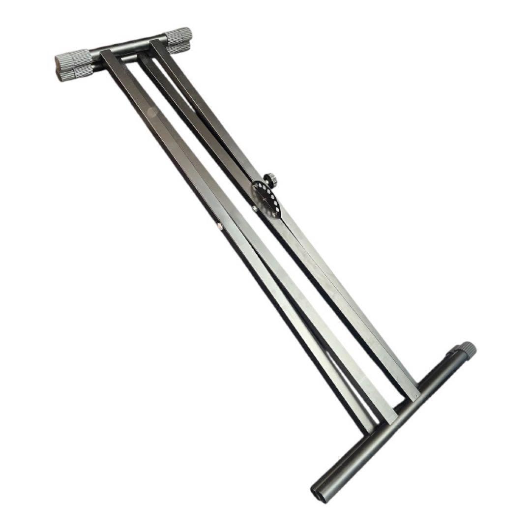 ロングアイ　電子キーボード 61鍵 台・ケース付き スタンド一部欠品あり