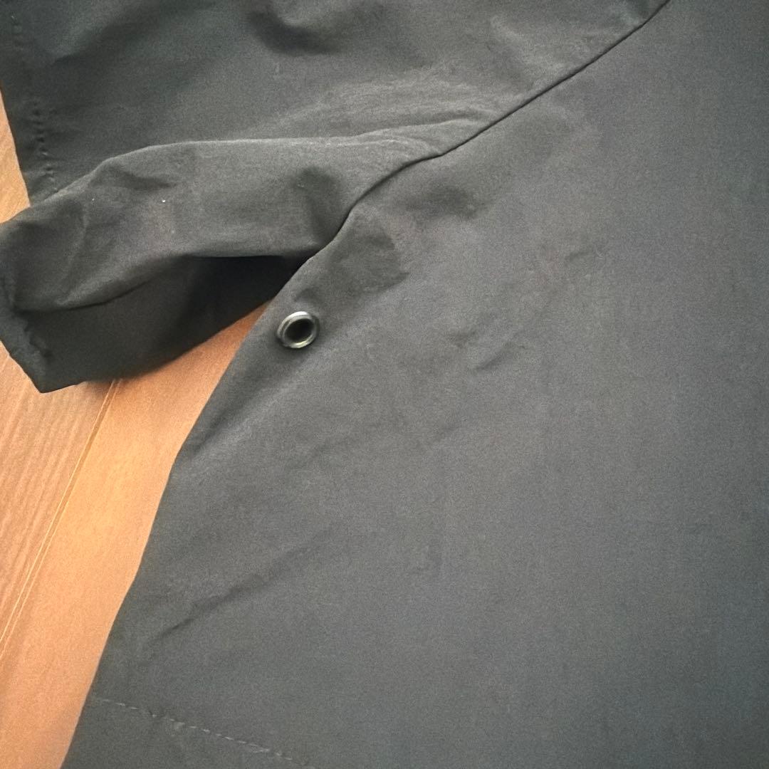 FR2GOLF ジップアップシャツ 半袖 ブラック/ホワイト