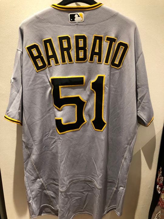【1月SALE】MLB ジョニー・バーベイト　実使用ジャージ　パイレーツ