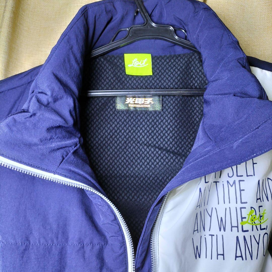 ハヤブサ 光電子 ベスト Mサイズ ネイビー