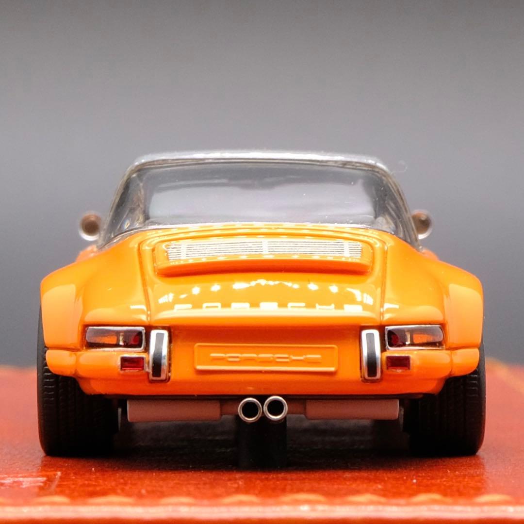 ポルシェ 911 オレンジ ミニカー MAKEUP 1/64