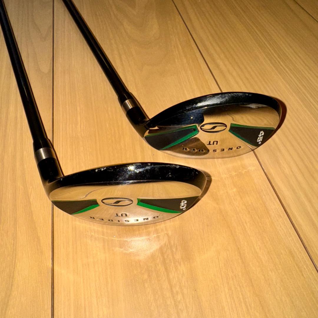 【コース未使用】つるや ワンサイダー ショートユーティリティ 2本セット（R）