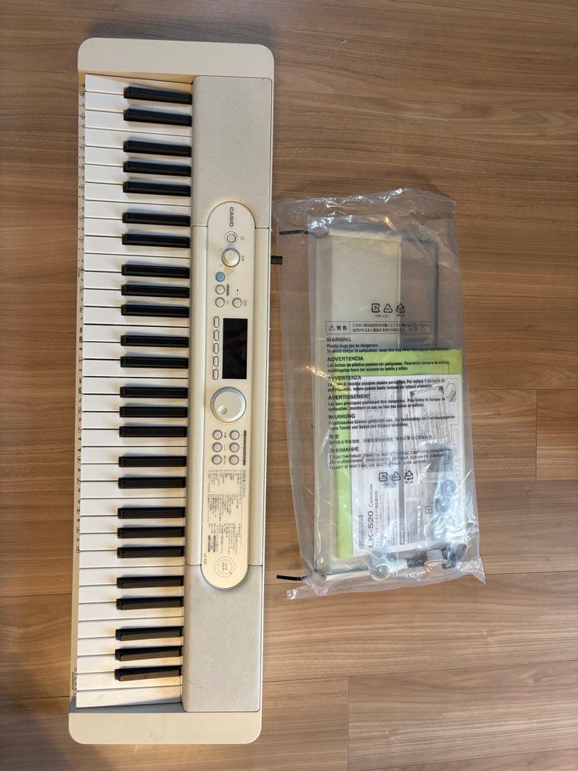 CASIO ＬＫ-520 ホワイト電子キーボード