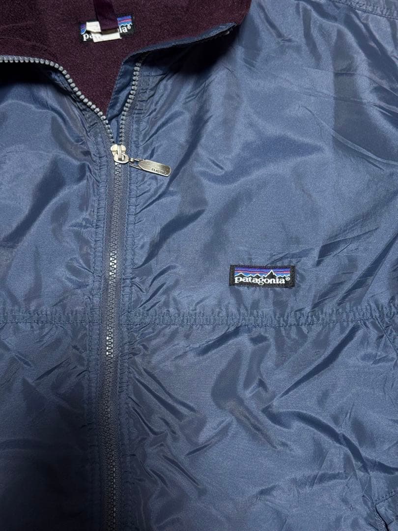 80s 90s パタゴニア　シェルドシンチラ　シェルドキャプリーンジャケット