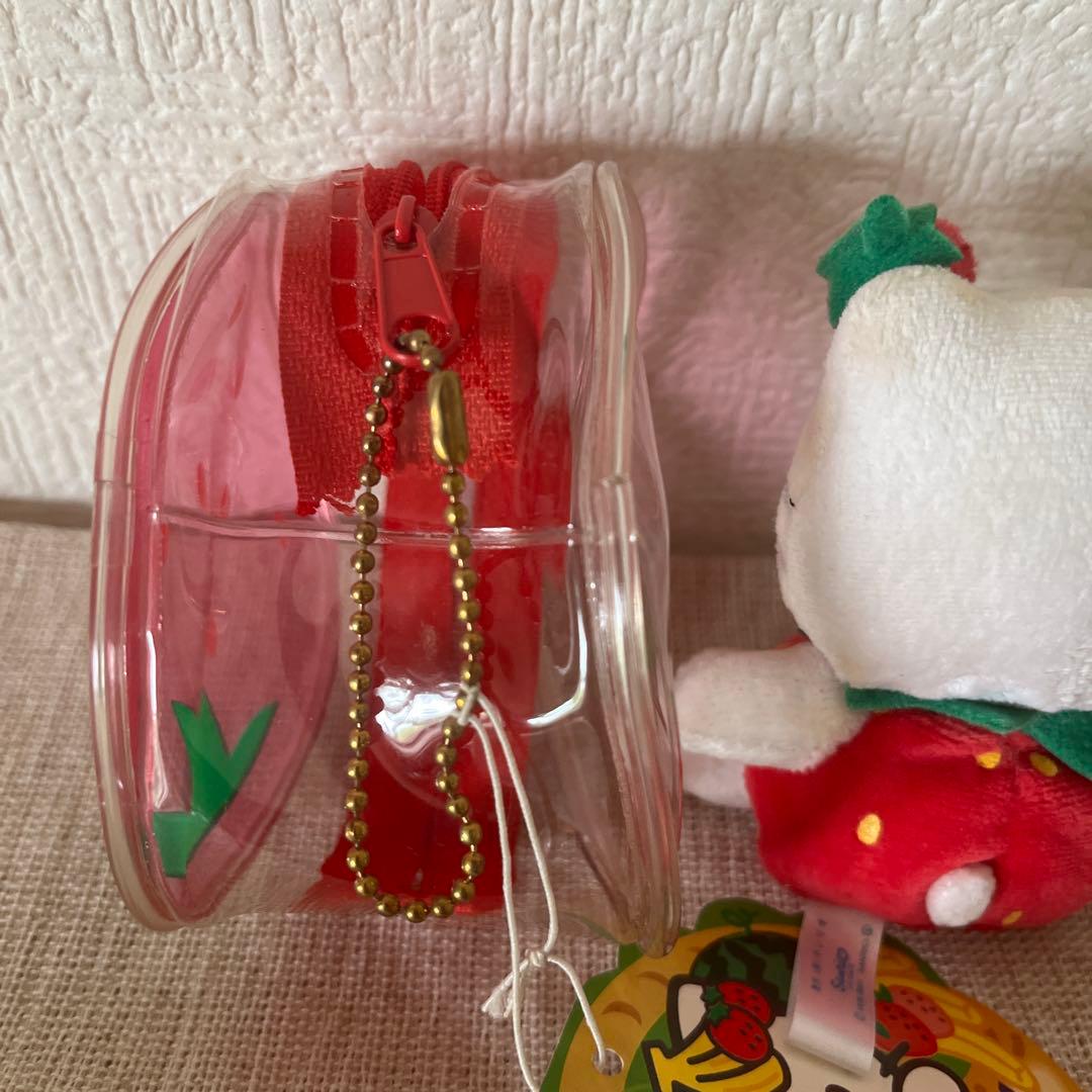 激レアハローキティ フルーツガーデンいちごケース入り 2001年着ぐるみ レトロ