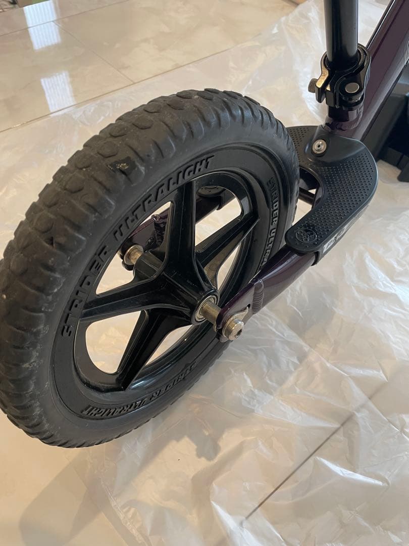 STRIDER PROバランスバイク パープル12インチ