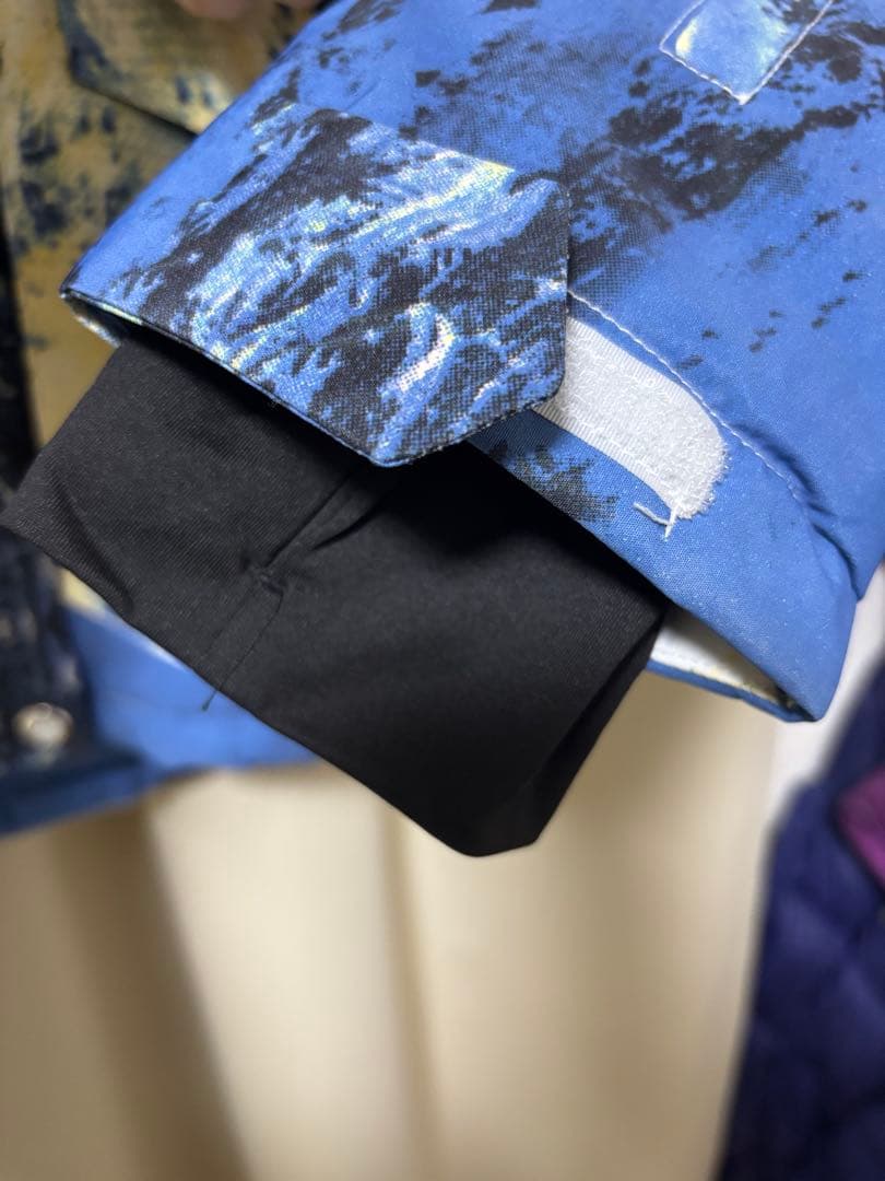 VEROMAN スキーウェア 上下セット 雪山柄 ホワイト S