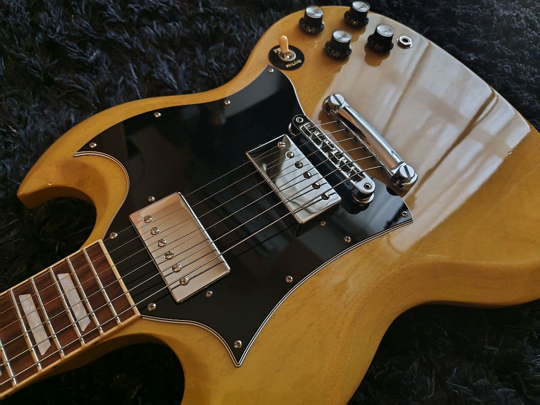 ギター gibson sg standard tv yellow