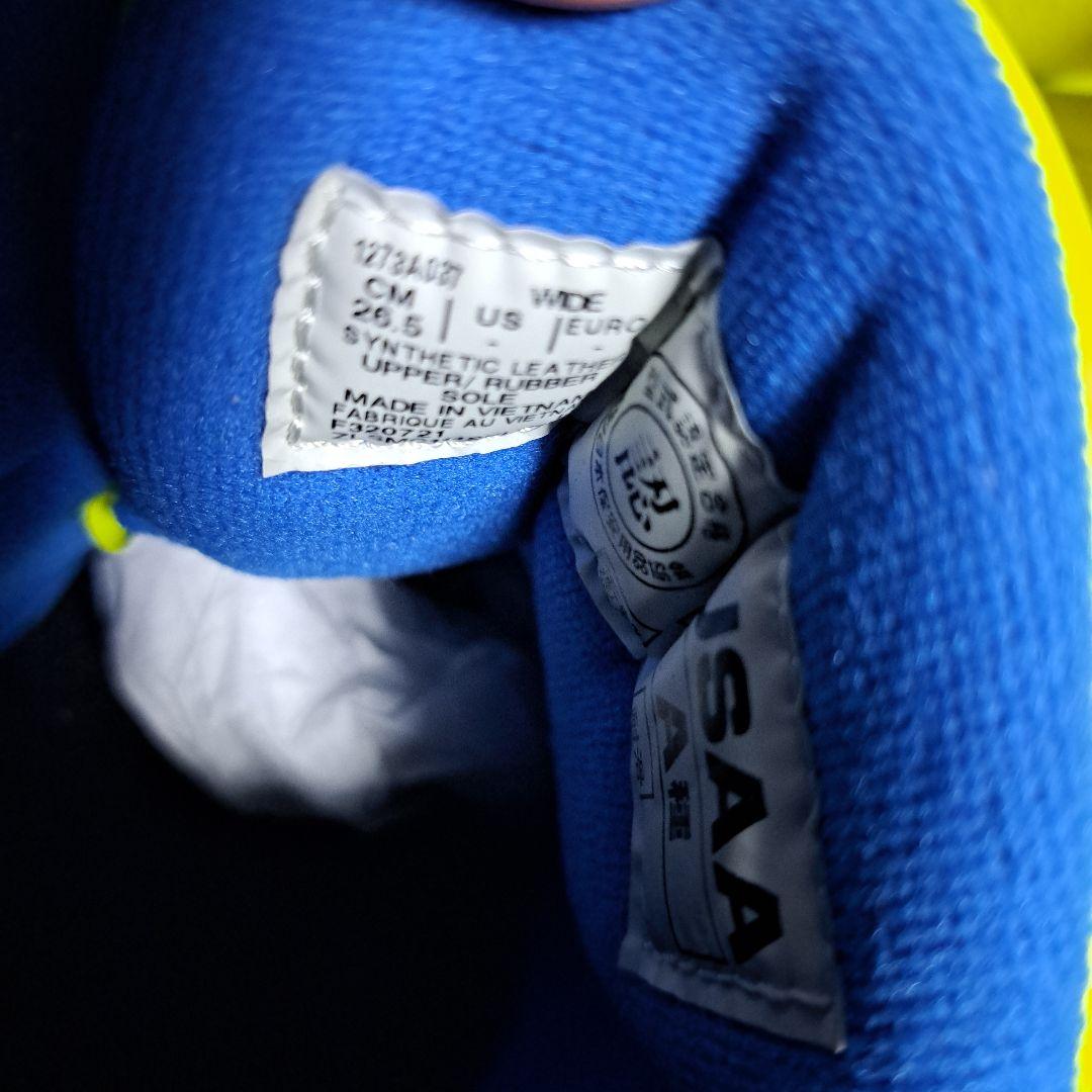 asics アシックス　蛍光イエロー マーブル　安全靴　未使用