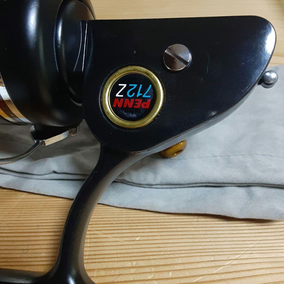 Penn 712Z スピニングリール ブラック/ゴールド