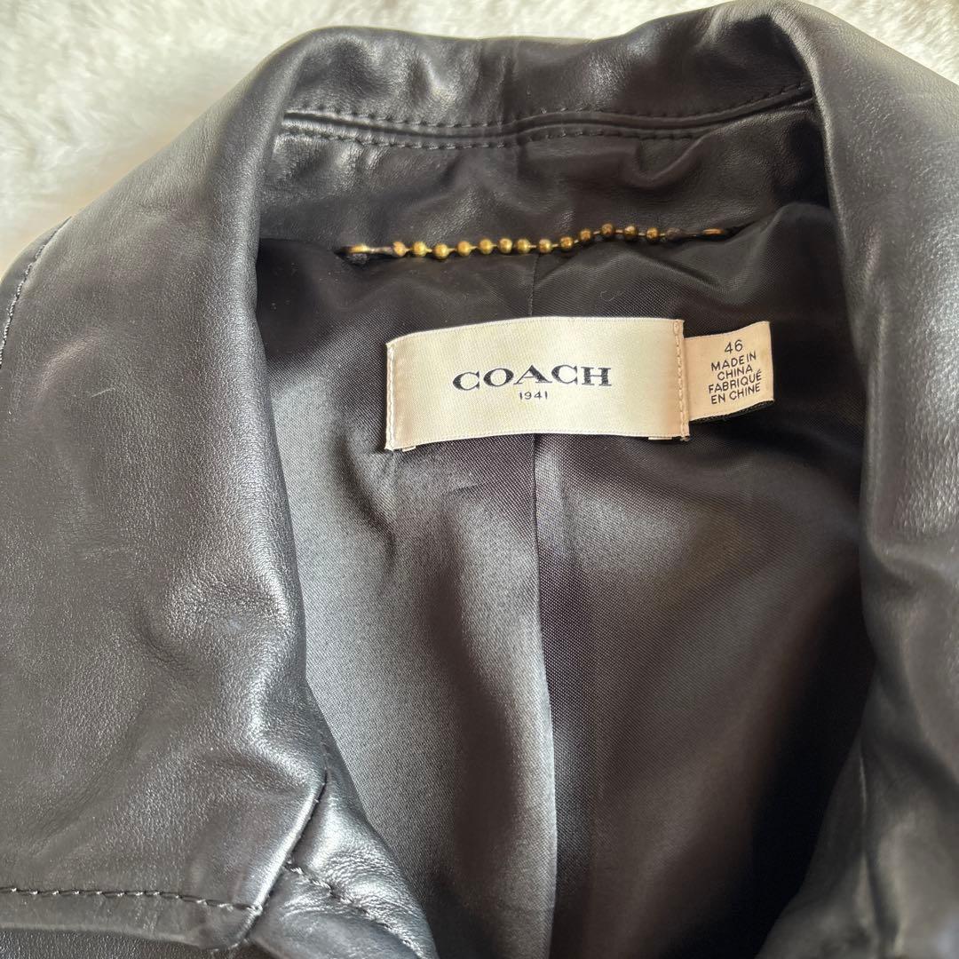 希少 コーチ1941 レザー ライダース ジャケット ランウェイコレクション