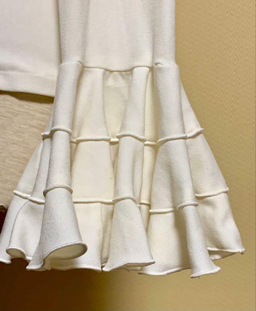 かみん様　フラメンコ 衣装　ソニアジョーンズトップス ホワイト サイズ3