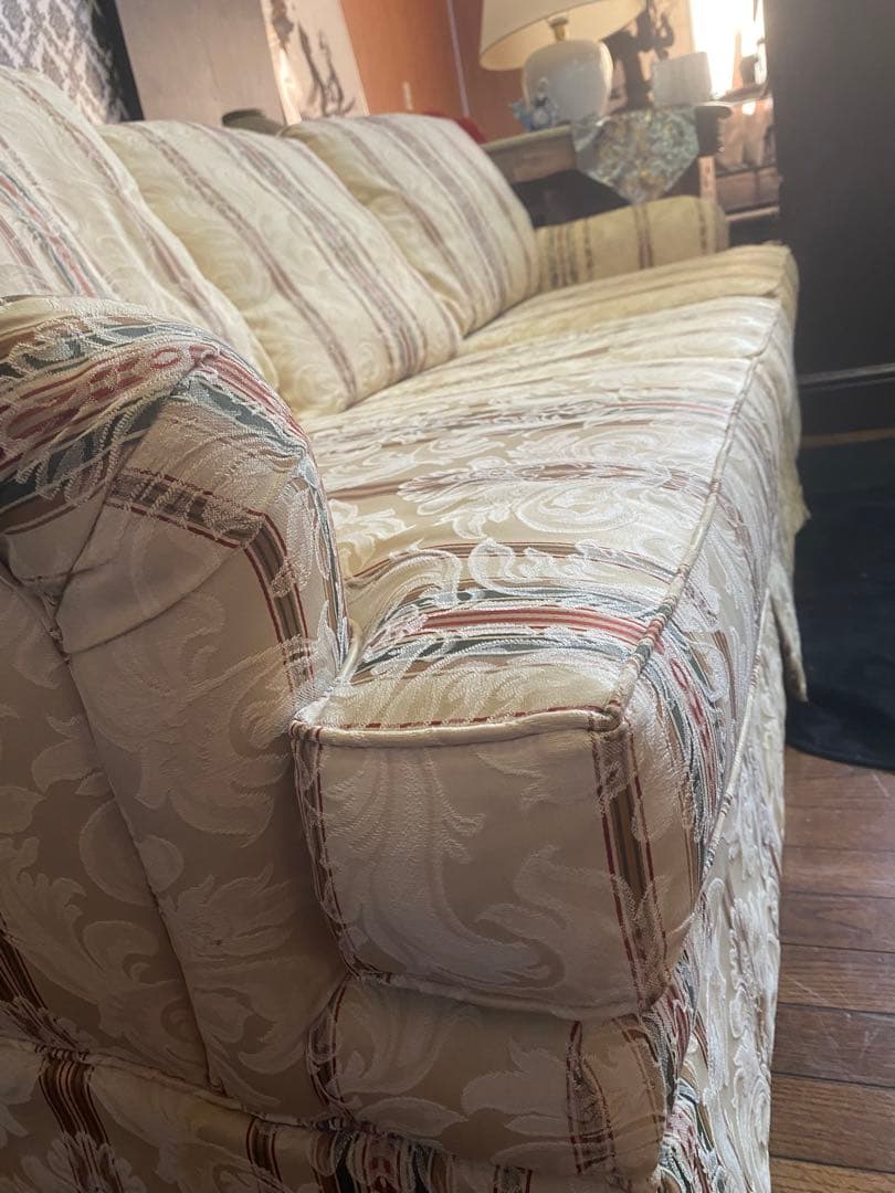 美品♦️ロココ クラシック♦️最高級✨トーマスビル 3人掛けソファ♦️引き取り