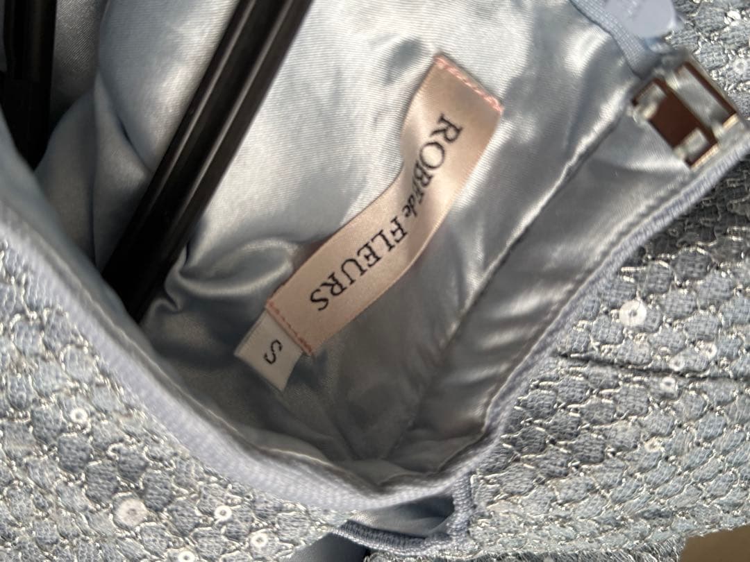 ローブドフルール　ノースリーブバストジッパースパンコールミニキャバドレス