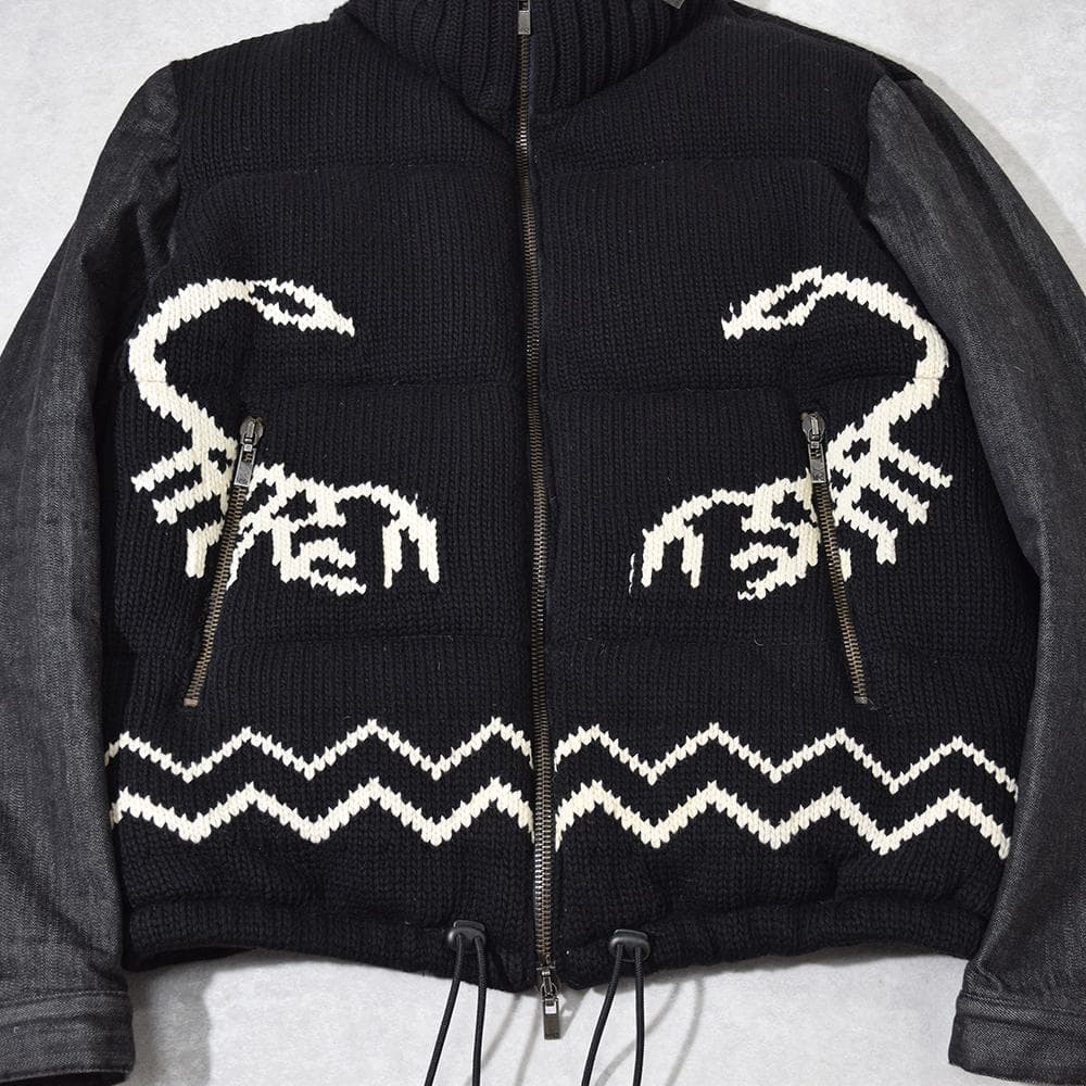 McQ Alexander McQueen カウチン切替え ダウンブルゾン 52