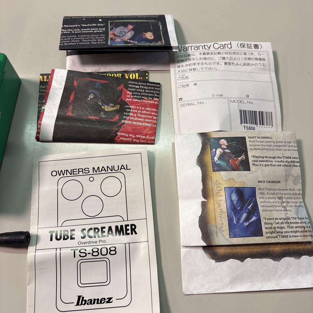 Ibanez Tube Screamer TS808 オーバードライブ