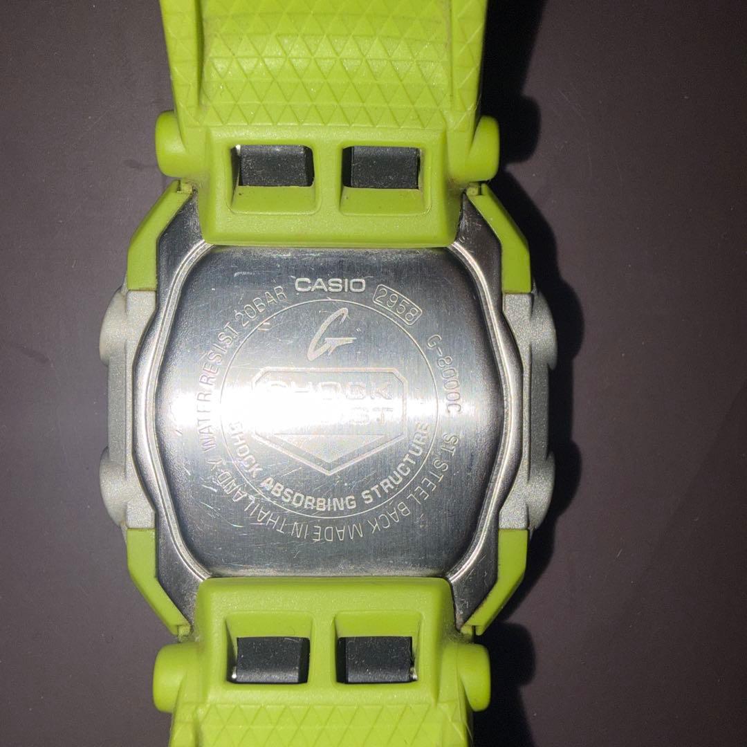 CASIO G-SHOCK ライムグリーン G-8000C スナイパー 腕時計