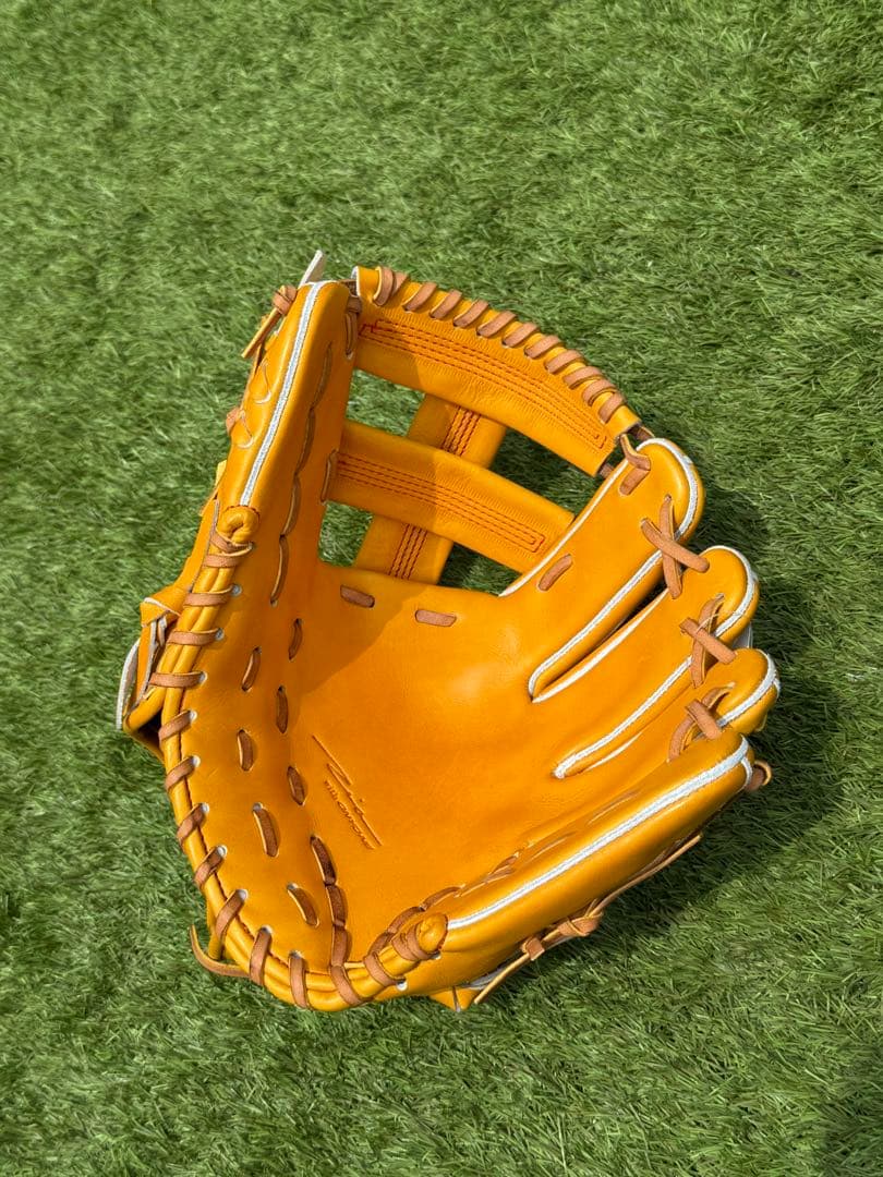 アイピーセレクト　大引モデル硬式野球用グローブ コルク×タン紐　右利き内野手用