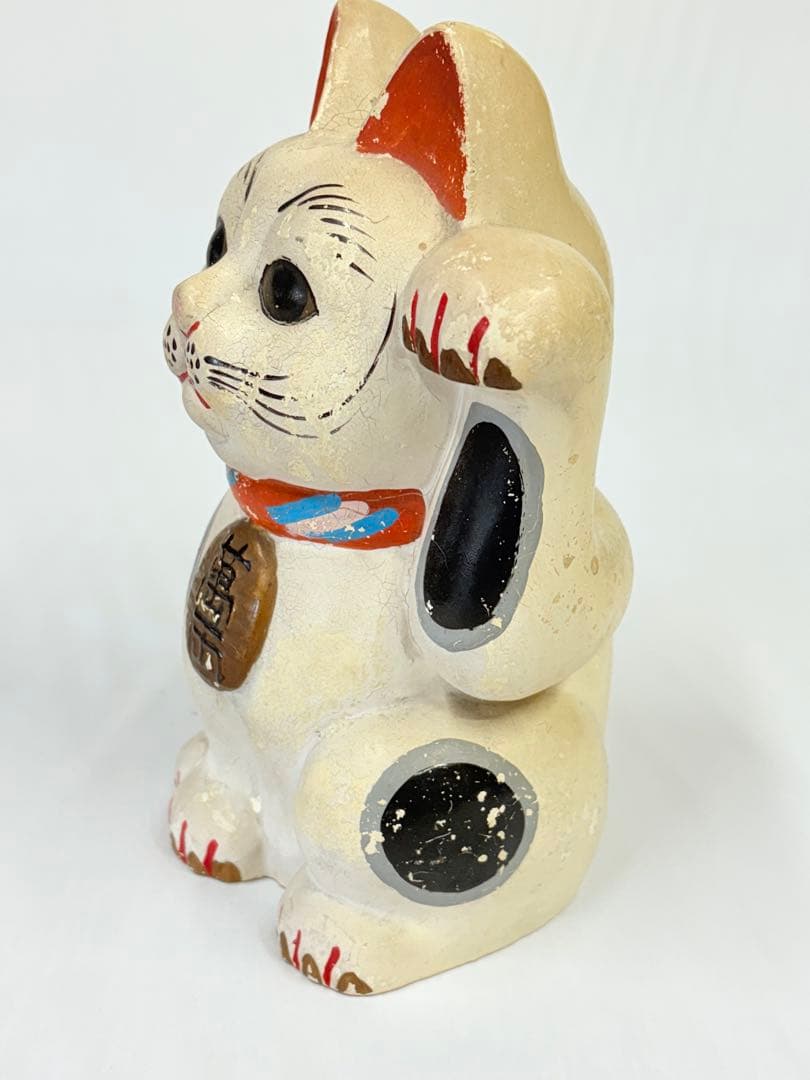 まねきねこ 招き猫 縁起物 貯金箱 猫 アンティーク レトロ