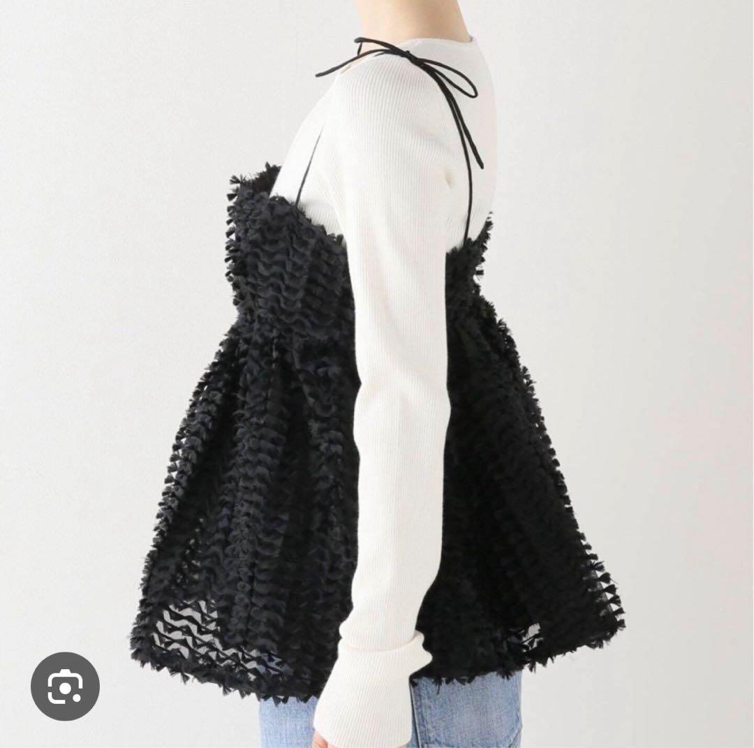 BAUM UND PFERDGARTEN ブラックキャミソール