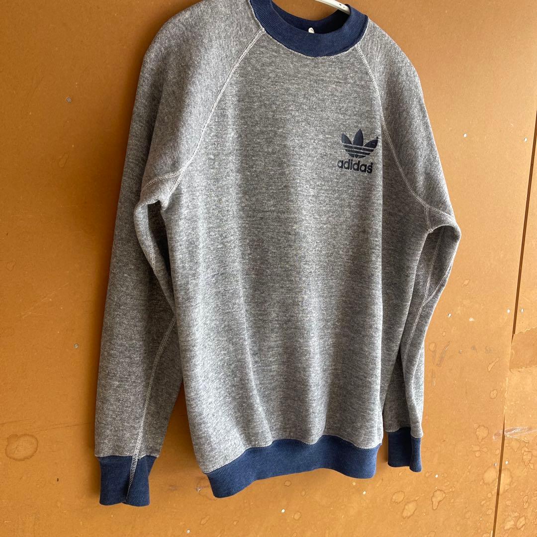 希少80sヴィンテージ adidasアディダス2トーンスウェット