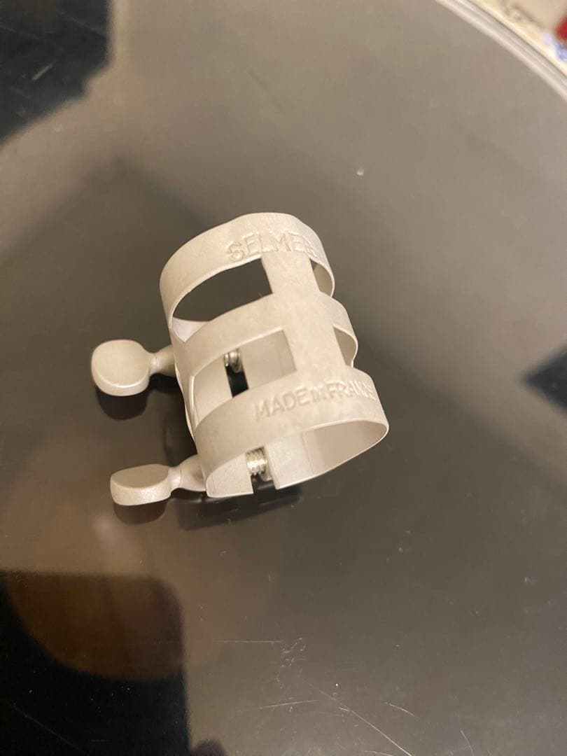 テナーサックス リンク用加工 リガチャー セルマー サテンシルバー