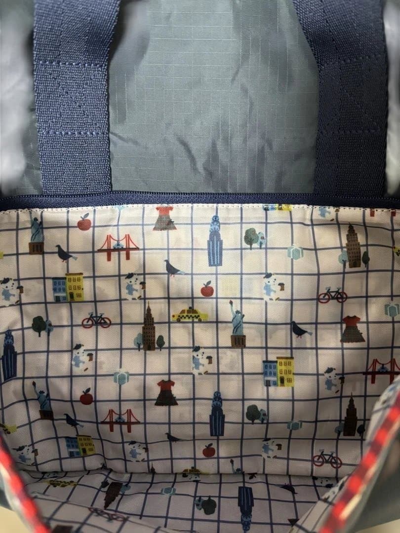 【美品】レスポートサック×ファミリア　ボストンバッグ