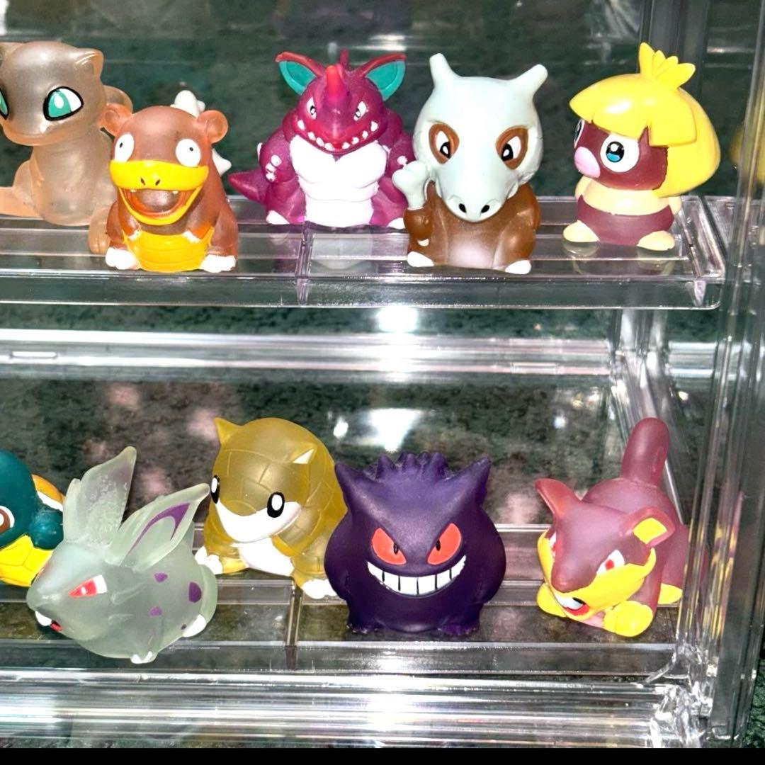 早い者勝ち！【激レア】ポケモンキッズ ポケモン 指人形 クリア 34体まとめ売り