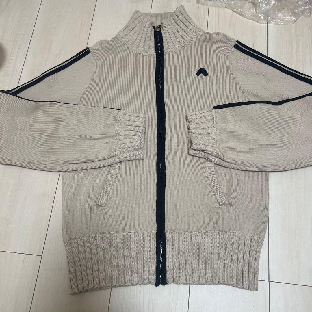 トップス andmary Zoe full zip set up