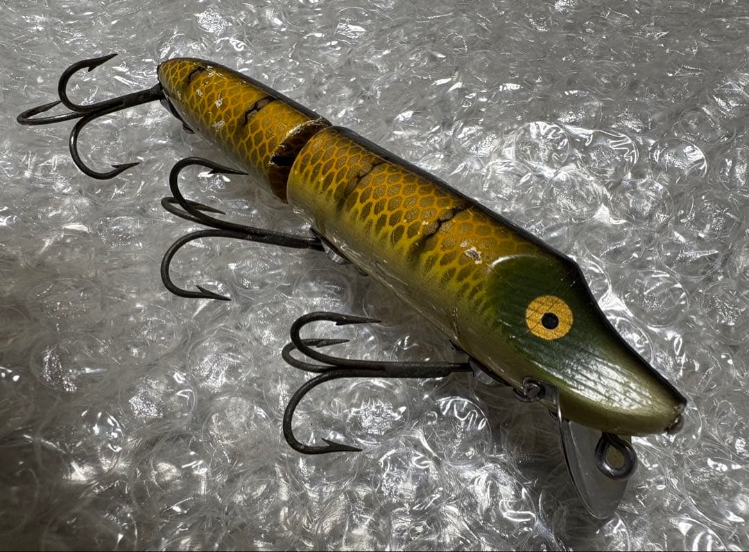 オールドヘドン　ジョイントバンプ　ウッド　1950年代　金目　HEDDON