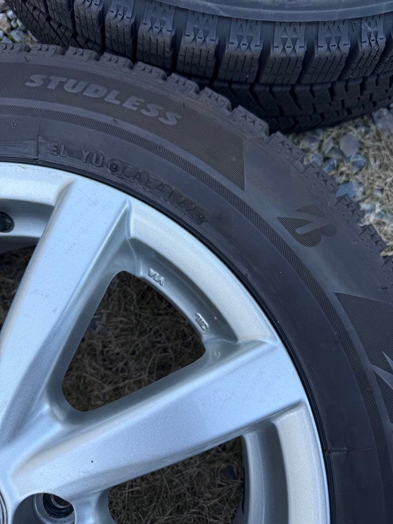 175/65R15 24年製あり　スタッドレスホイールセット　アクア等