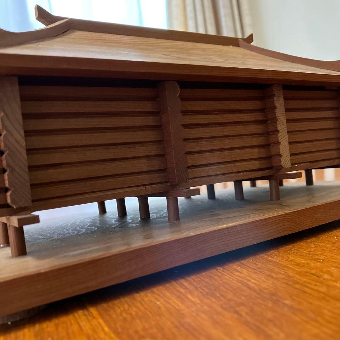 木製 日本の伝統的建築模型 大亮 正倉院