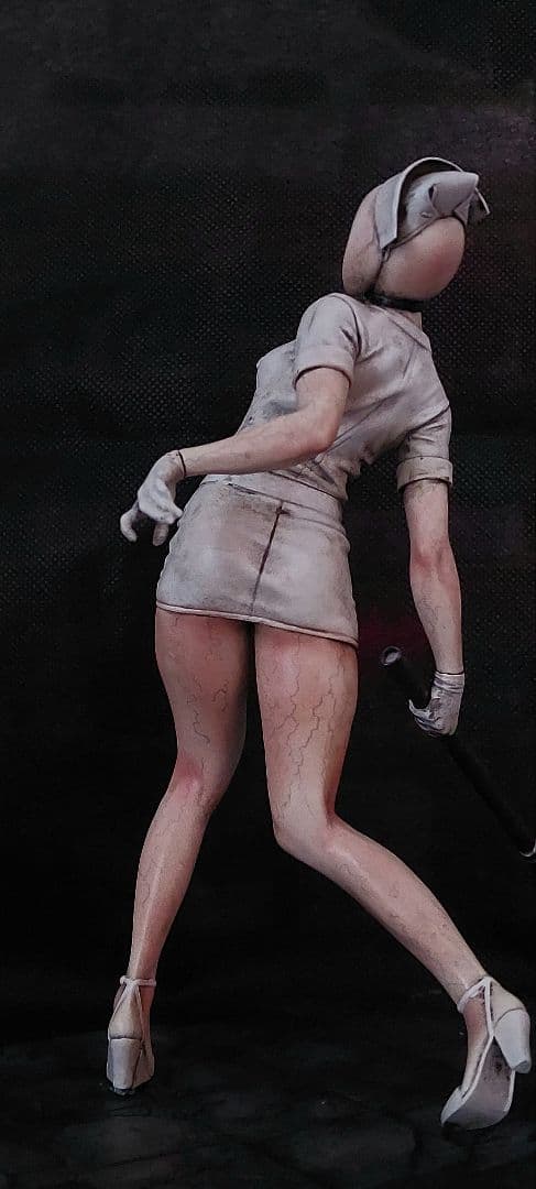 サイレントヒル　バブルヘッドナース フルリペイント生足仕様　オリジナルベース