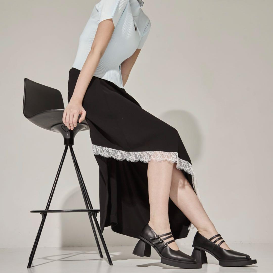 AKIKOAOKI ヒールシューズ パンプスMORIA BLACK