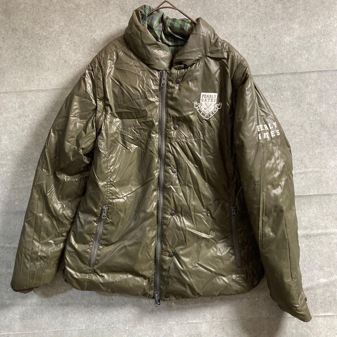 PEARLY GATES ダウンジャケット リバーシブル4way チェック