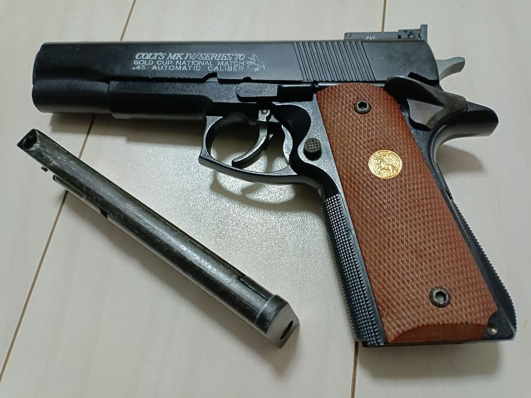 【中古品】WA固定ガスガン「コルト ゴールドカップ ナショナル マッチ」