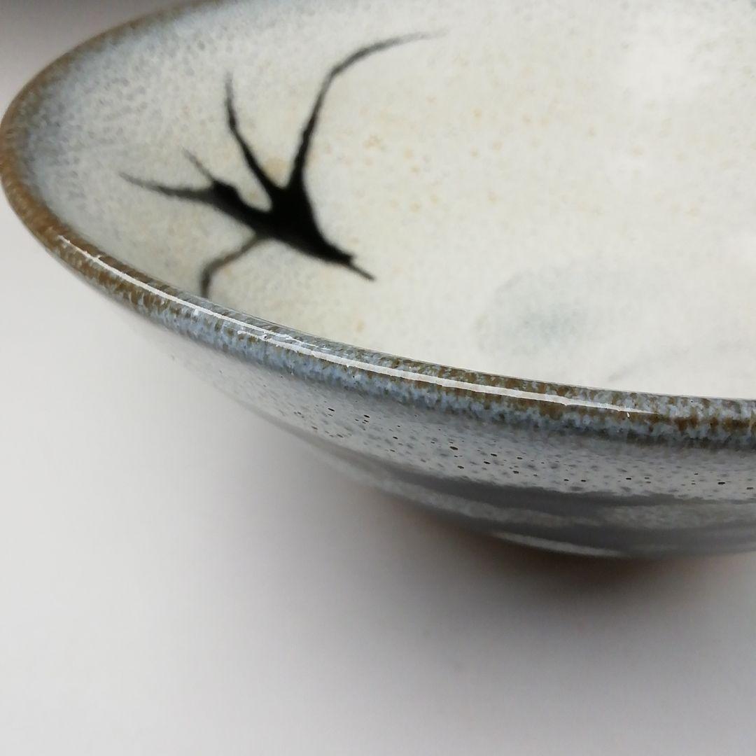 Ｗ２３０　茶碗　『白燦釉　茶碗』『谷口良三 造』　共箱　抹茶碗　茶道具