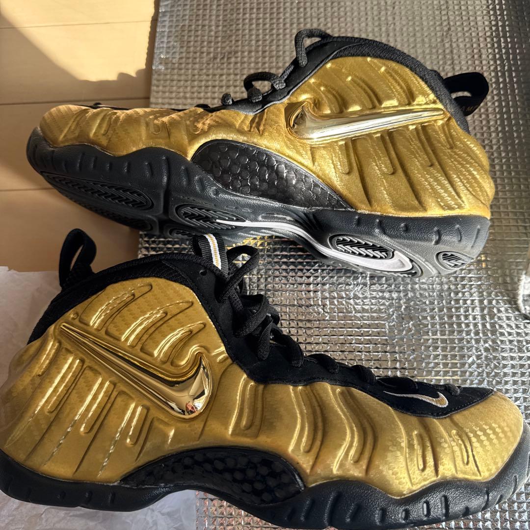 Nike Air Foamposite One ゴールド/ブラック 26.5cm