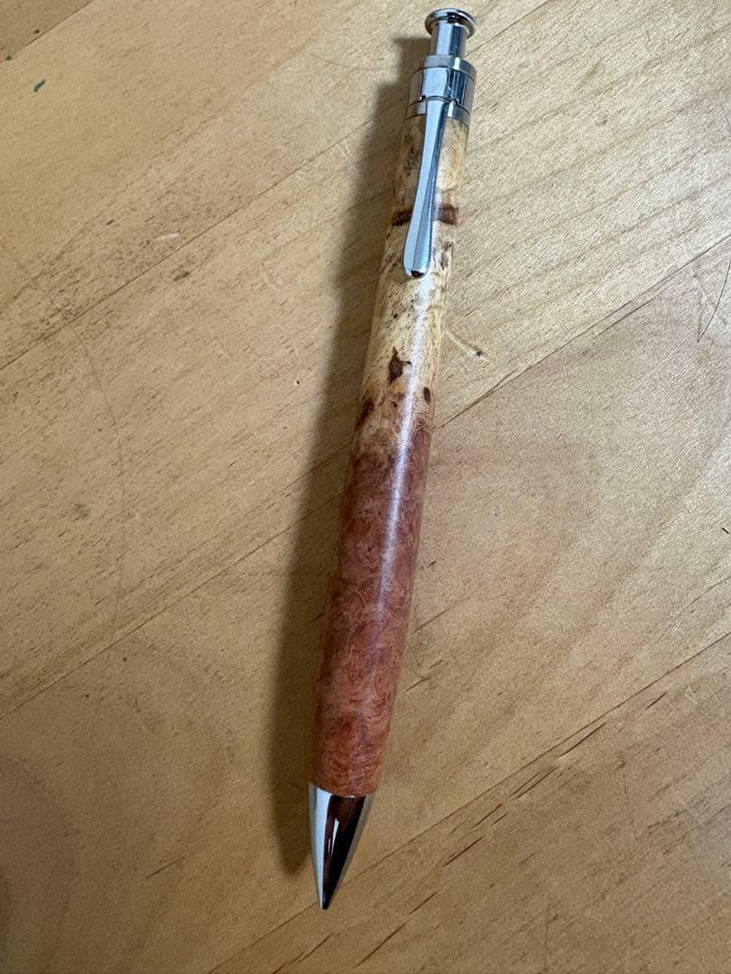 工房楔　花梨紅白　シャープペンシル　0.5mm