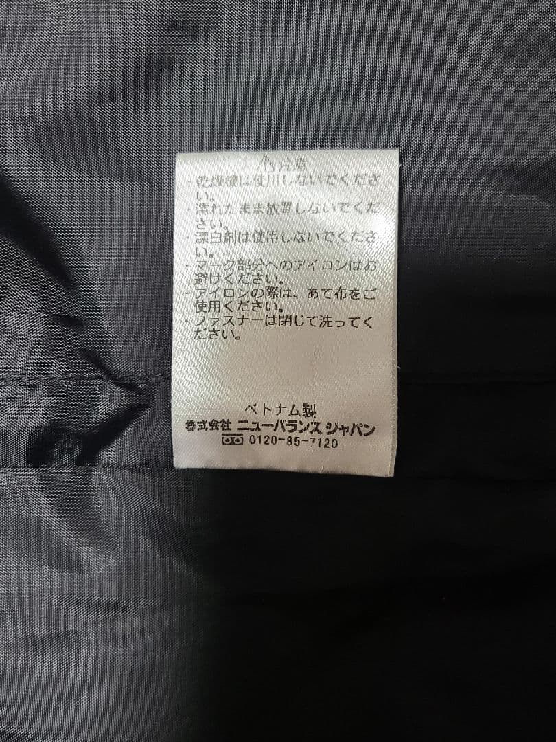 new balance フード付きロングベンチコート ブラック　S　美品