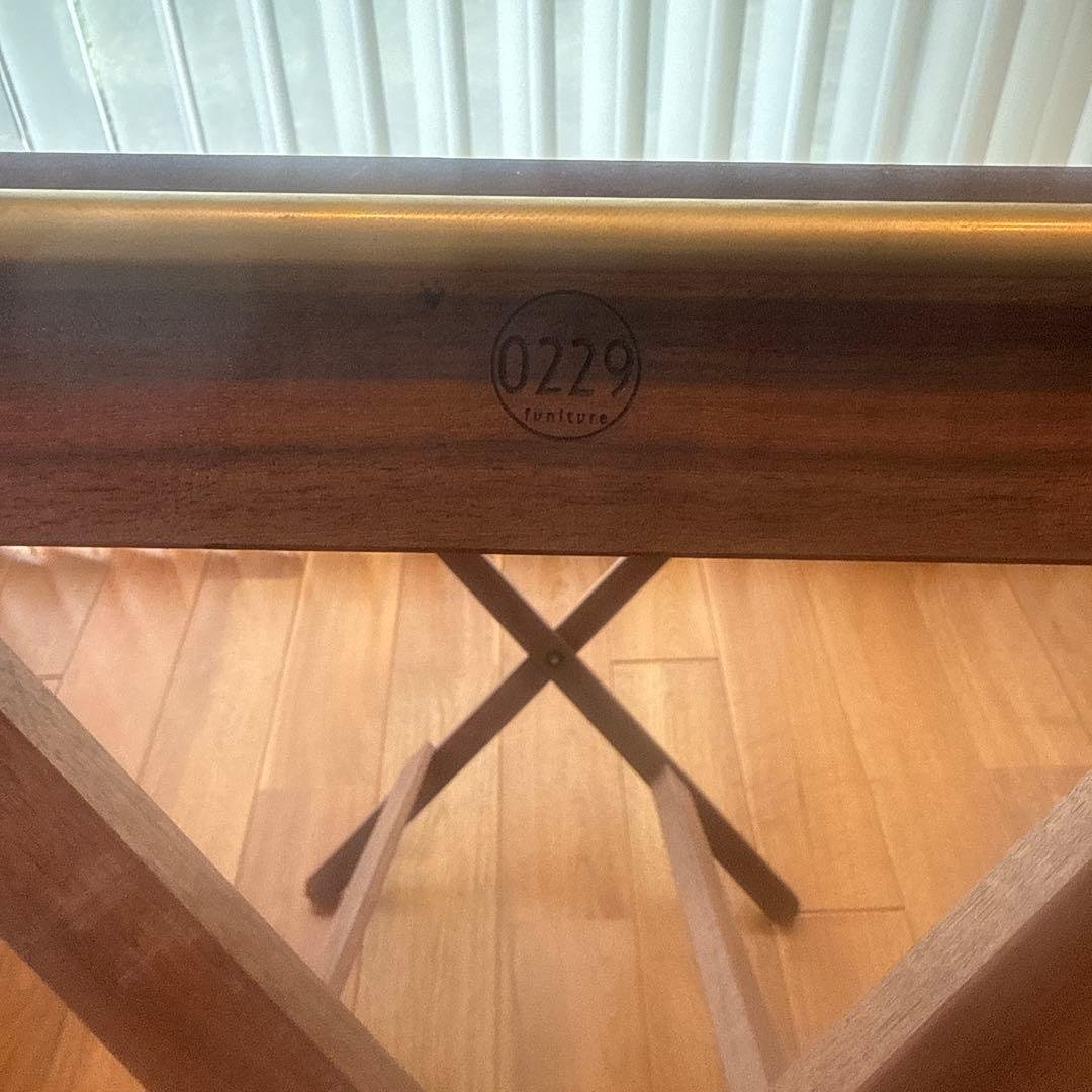 K*5様 0229madeテーブル flow line walnut ＋天板