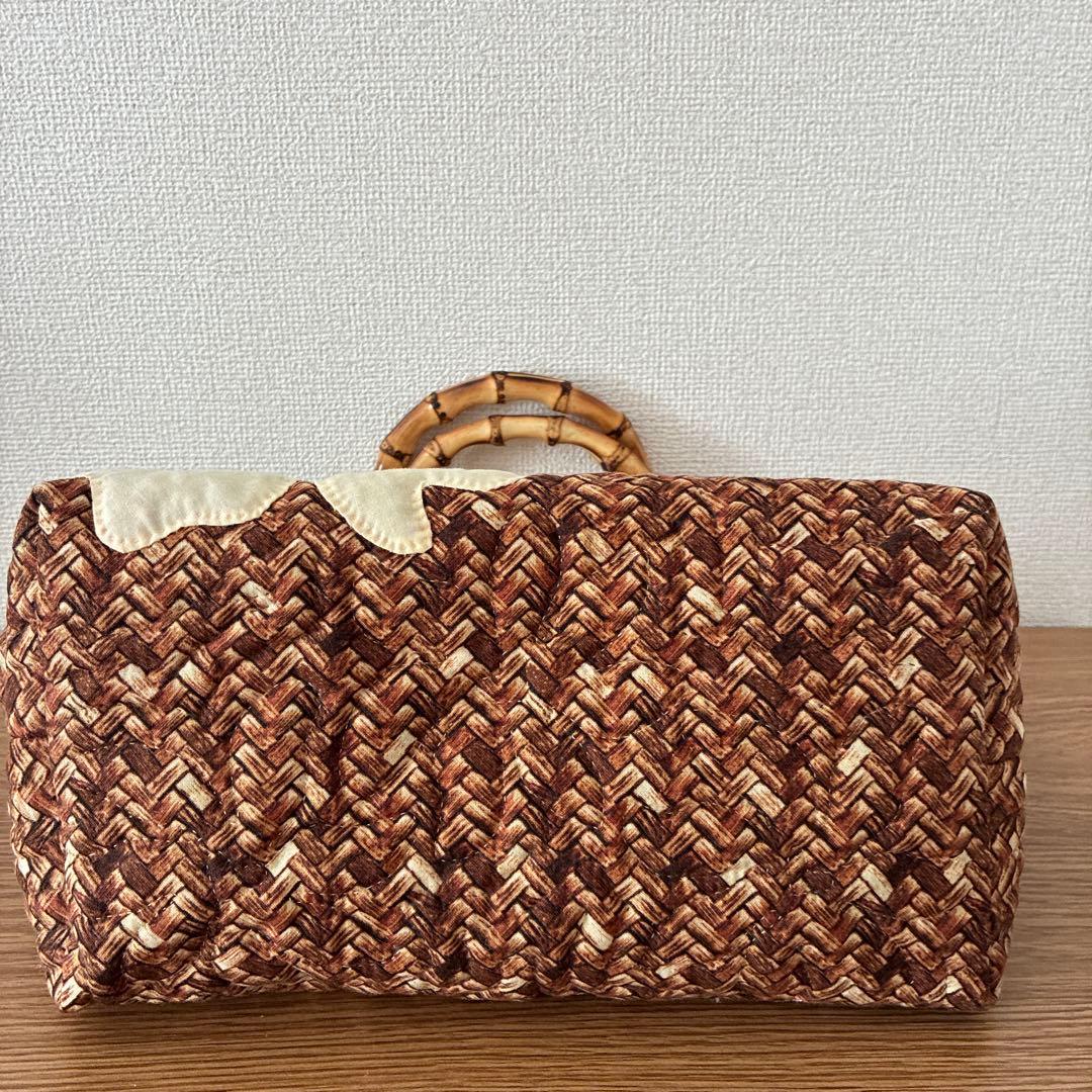 ハワイアンキルトバッグ　ハイビスカス