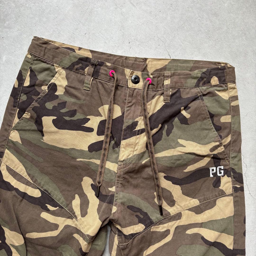 PEARLY GATES パーリーゲイツ 迷彩カモフラ総柄 クロップドパンツ 1